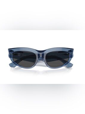 Burberry Light Blue Transparent Cat-Eye Sunglasses
